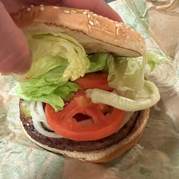 photo of Burger King Impossible Burger shared by @carrieannburns on  27 Feb 2023 - review