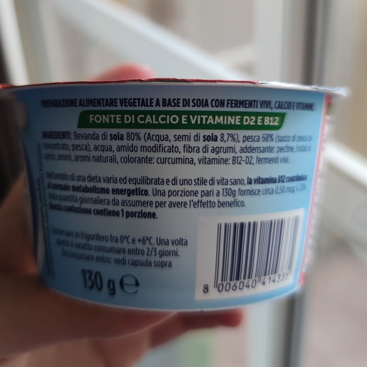 photo of Valsoia yogurt pesca zero zuccheri shared by @giorginaveg on  30 Jun 2023 - review