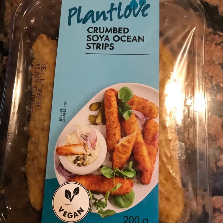 photo of Plantlove crumbed soya ocean strips shared by @jancox on  27 Apr 2023 - review