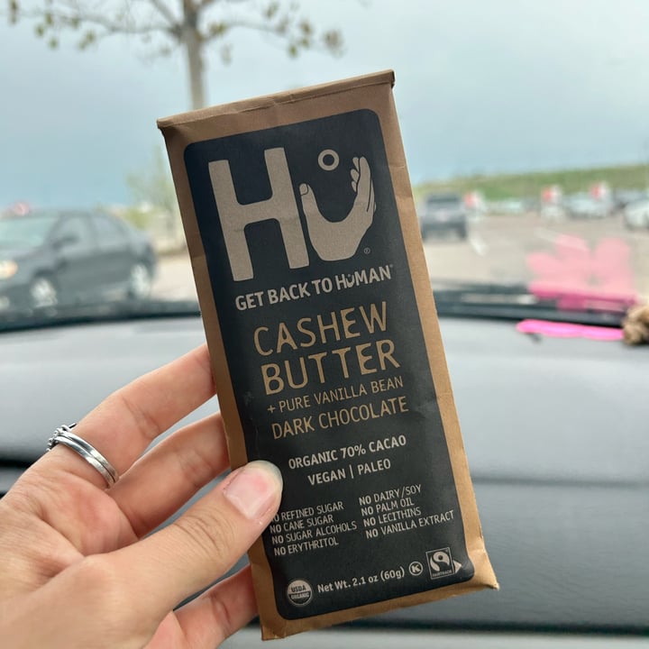 photo of Hu Kitchen Cashew Butter + Pure Vanilla Bean Dark Chocolate shared by @izzyyrey on  30 May 2023 - review