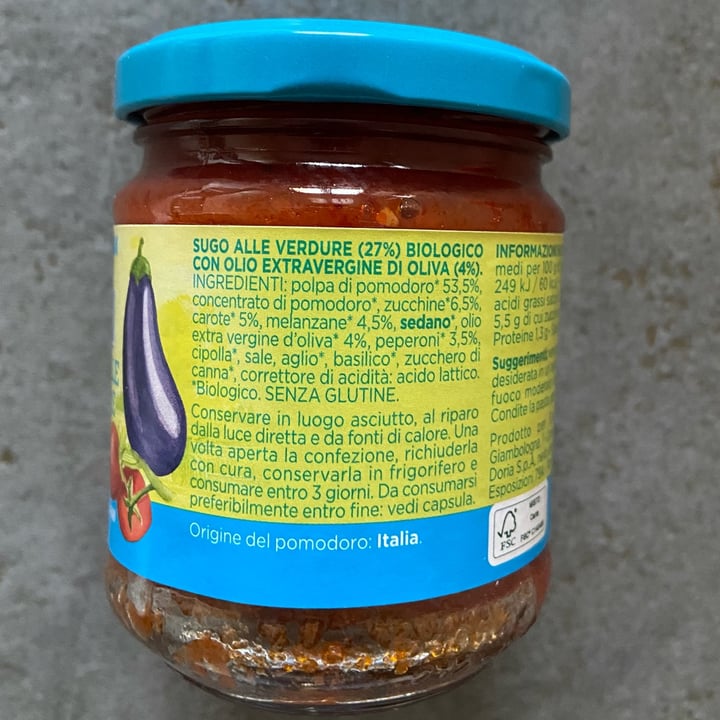 photo of Esselunga Bio Sugo alle verdure shared by @isabella7 on  27 Feb 2023 - review