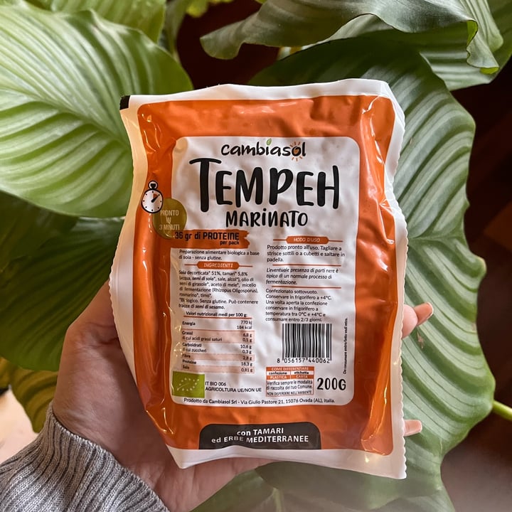 photo of Cambiasol tempeh marinato tamari giapponese ed erbe mediterranee shared by @ademarsi on  15 May 2023 - review