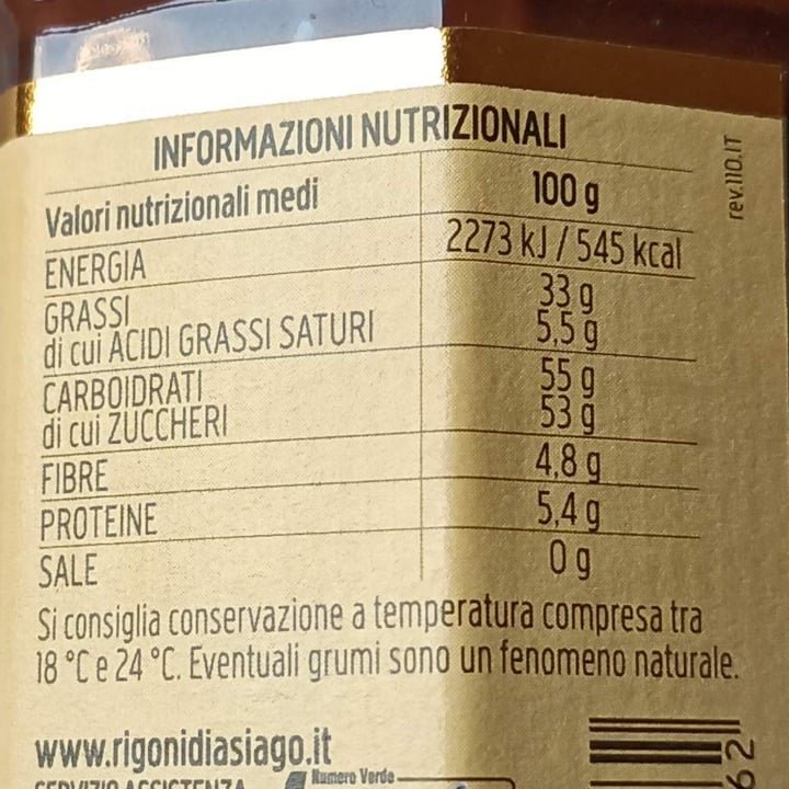 photo of Rigoni di Asiago Nocciolata - crema al cacao e nocciole senza latte shared by @veguano on  01 May 2023 - review
