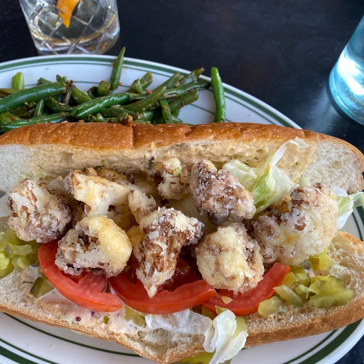 photo of Julep Kitchen & Bar Fried Cauliflower Po’Boy Sandwich shared by @geneogden on  27 Dec 2022 - review