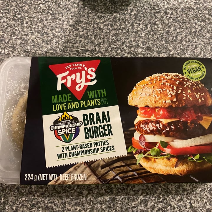 photo of Fry's Family Food Braai Burger shared by @jackyvw on  02 Jan 2023 - review