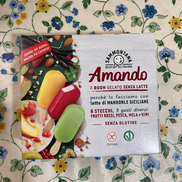 photo of Sammontana Amando 6 Stecchi - Frutti Rossi, Pesca, Mela e Kiwi shared by @flasol on  17 Jun 2023 - review