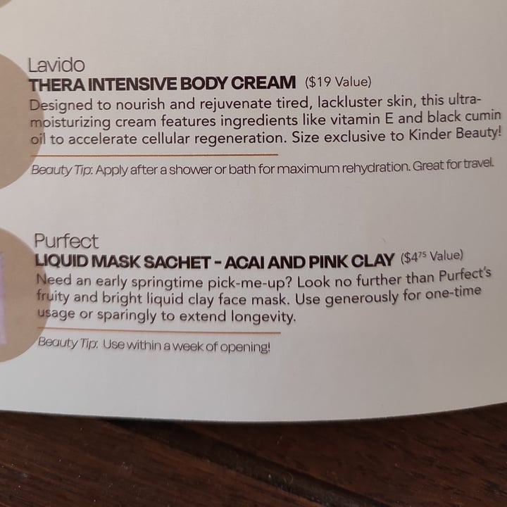 photo of Purfect Acai & Pink Clay Liquid Mask shared by @tuscanvegan on  02 May 2023 - review