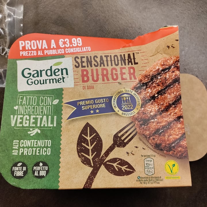 photo of Garden Gourmet Sensational Burger shared by @lavalecolo on  04 Mar 2023 - review