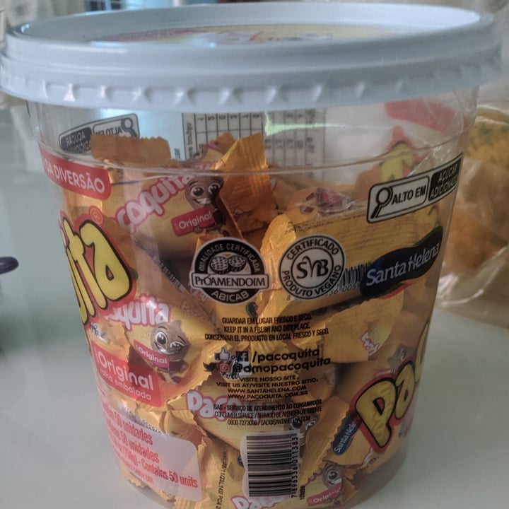 photo of Santa Helena Paçoquita Original Rolha Embalada shared by @shirlei on  03 Jul 2023 - review