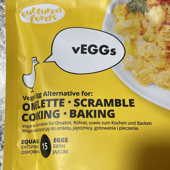 photo of Cultured Foods Vegan Egg Alternative For Omelette, Scramble, Cooking, Baking shared by @flaviaa on  29 Jan 2023 - review