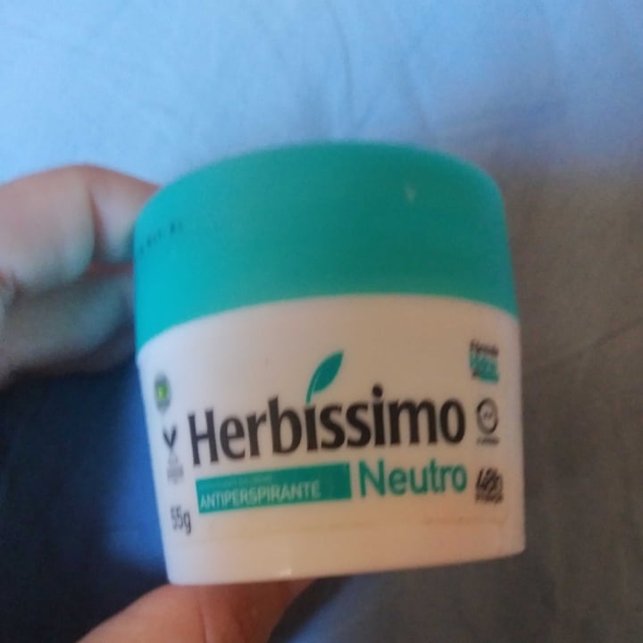photo of Herbissimo Antiperspirante Neutro shared by @gabrielecandido on  03 Apr 2023 - review