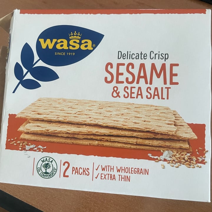 photo of Wasa Delicate crisp Sesame and sea salt shared by @ammi on  18 Jul 2023 - review