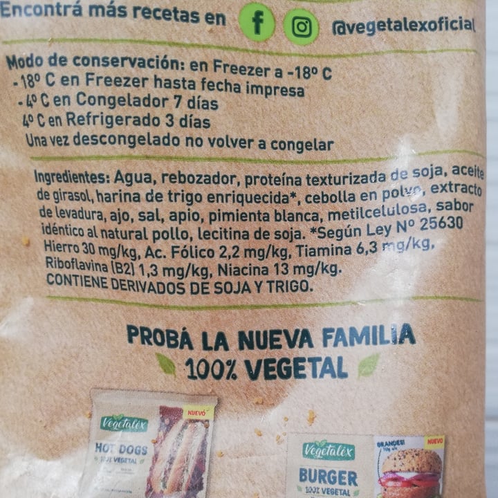 photo of Vegetalex nuggets shared by @agostinamarconi on  01 May 2023 - review