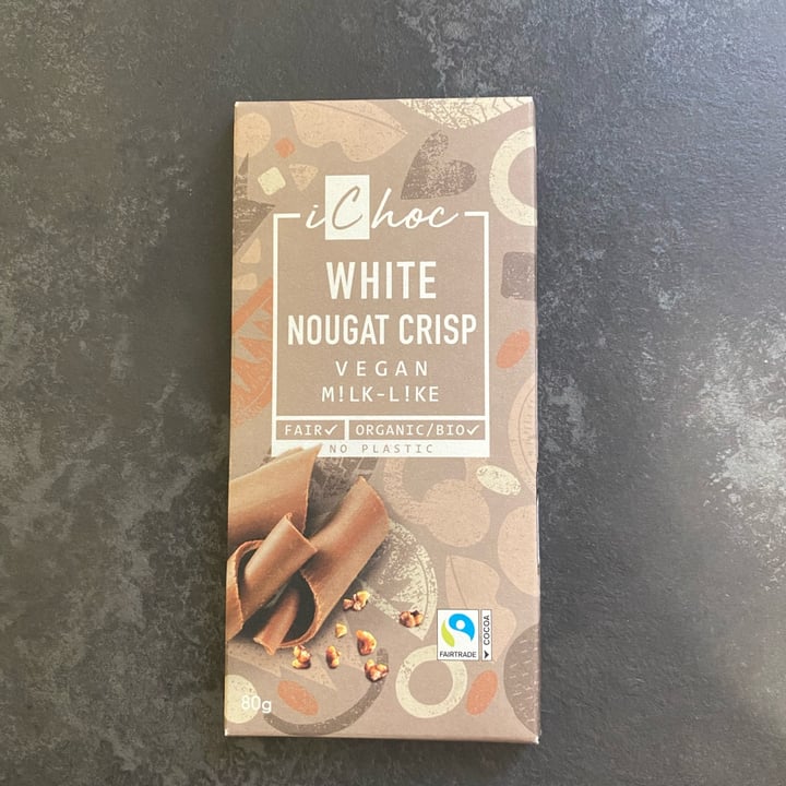 photo of iChoc White Nougat Crisp Vegan Milk-like shared by @giada- on  09 Aug 2023 - review