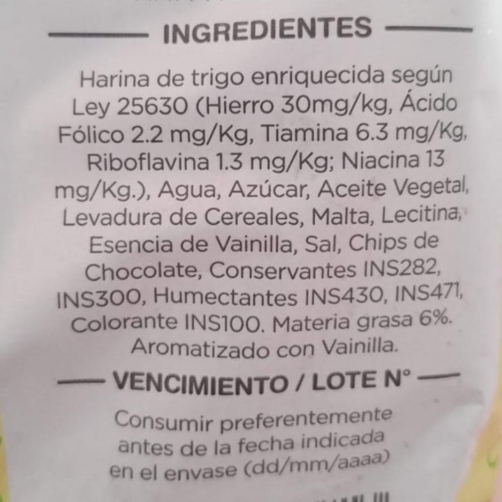 photo of electo Pan Dulce Vegano Con Chips De Chocolate shared by @barbuchi96 on  04 Jan 2023 - review