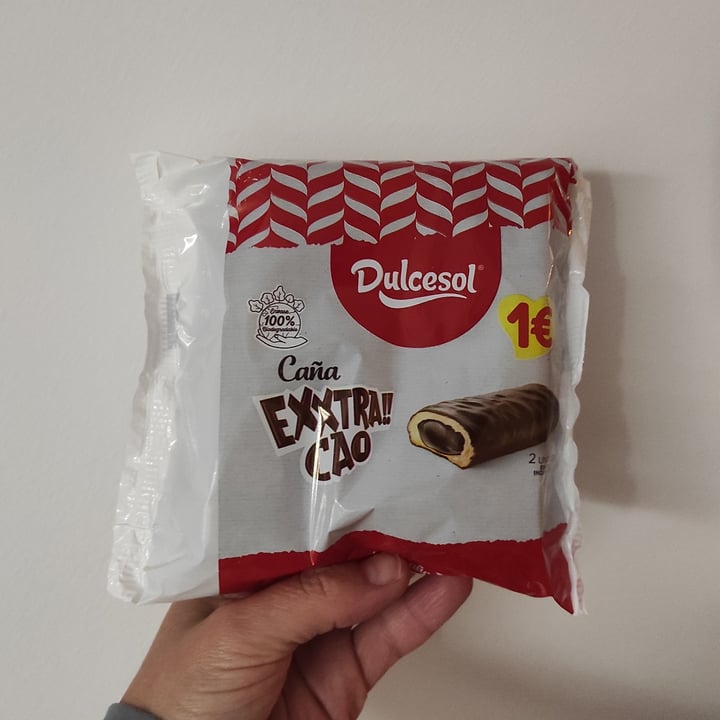 photo of Dulcesol Cañas Extra Choco caña de crema shared by @viajeracronica on  08 Jan 2023 - review