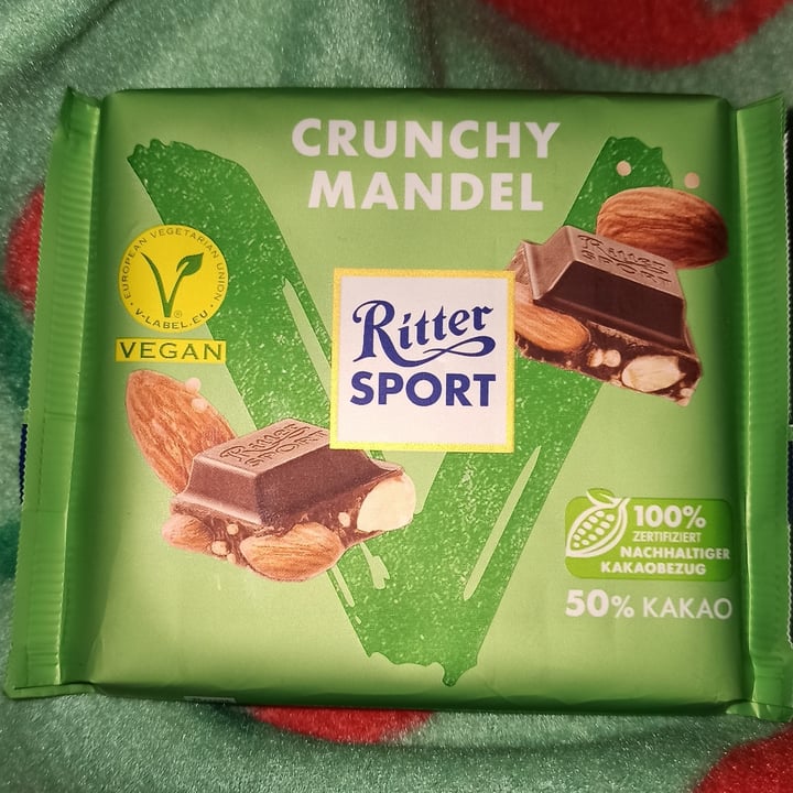 photo of Ritter Sport Crunchy Mandel shared by @annamiou on  24 Jan 2023 - review