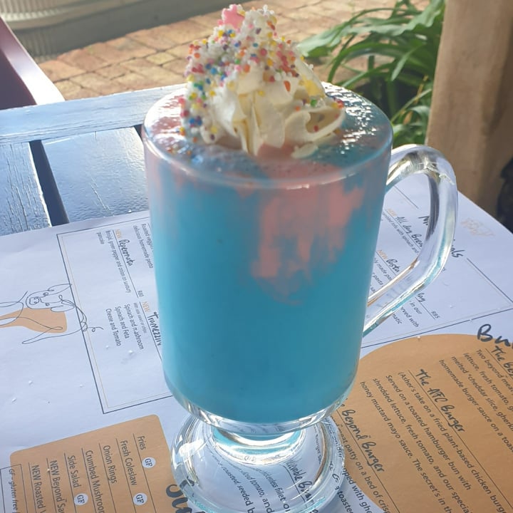 photo of Asher's Corner Cafe @ Ashers Farm Sanctuary Baby Shake - Cotton Candy shared by @compassionate1candy on  29 Dec 2022 - review