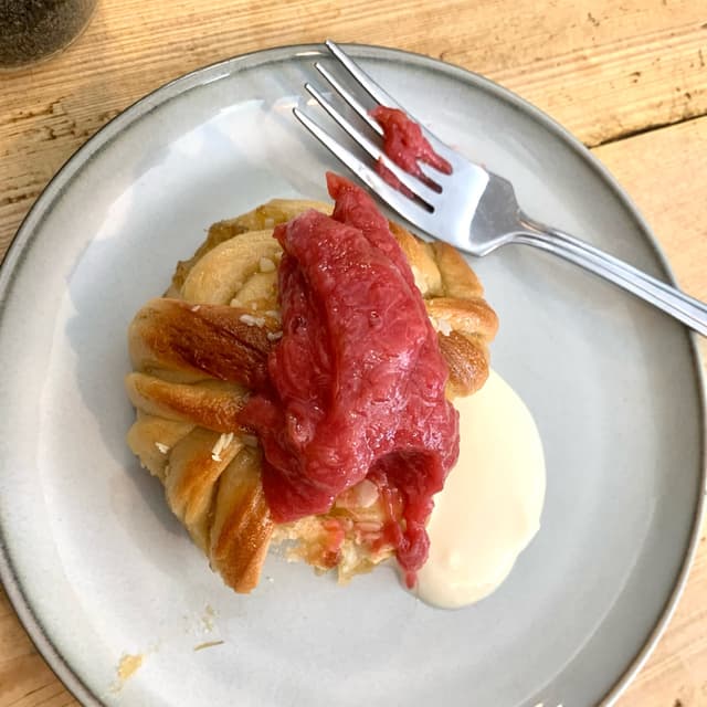 Photo of the dish “Rhubarb and Ginger Babka”
