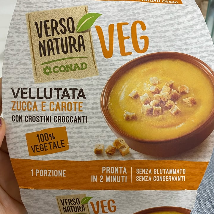 photo of Conad Vellutata di zucca e carote shared by @elisadm on  18 Mar 2023 - review