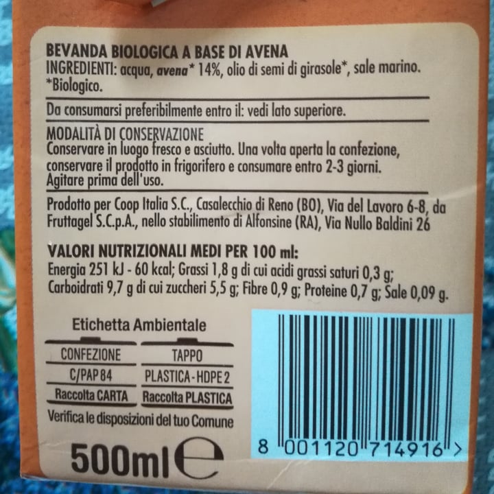 photo of Bene.Si coop Avena Biologica shared by @grilla on  03 Jul 2023 - review