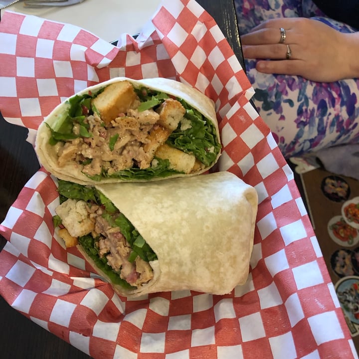 photo of The Hearty Hooligan "Chicken" Caesar wrap shared by @sueprozak on  23 Feb 2023 - review