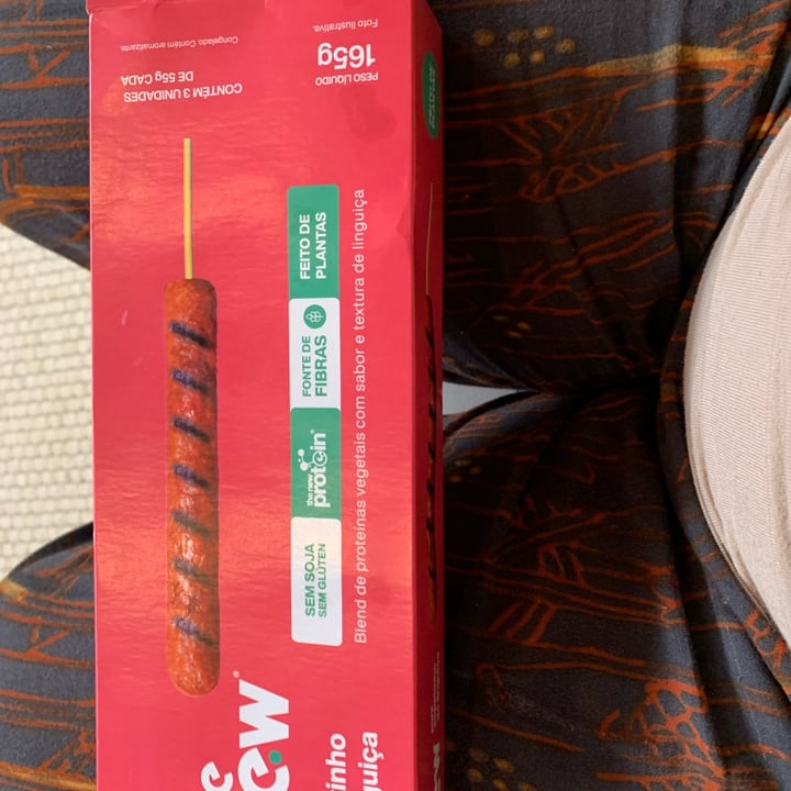 photo of the new protein foods The New Pork / Espetinho De Linguiça shared by @silviarm on  31 Jan 2023 - review