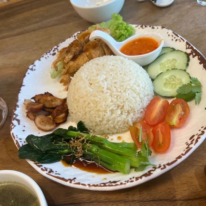 photo of Lotus Vegetarian Restaurant Chicken rice shared by @falafel090909 on  23 Jan 2023 - review