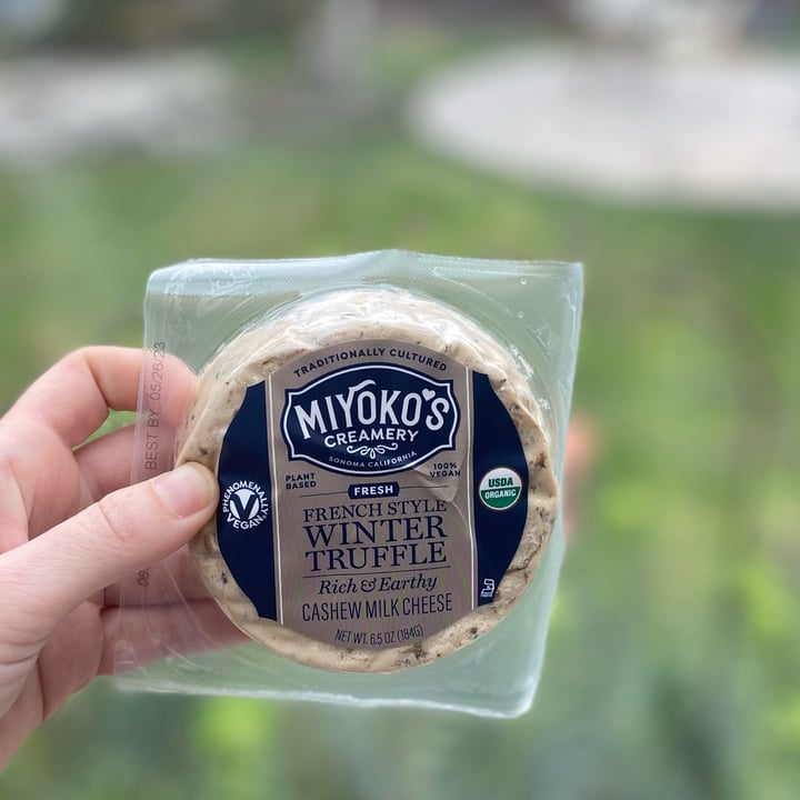 photo of Miyoko's Creamery French Style Winter Truffle Cashew Milk Cheese shared by @knorthway on  27 Apr 2023 - review
