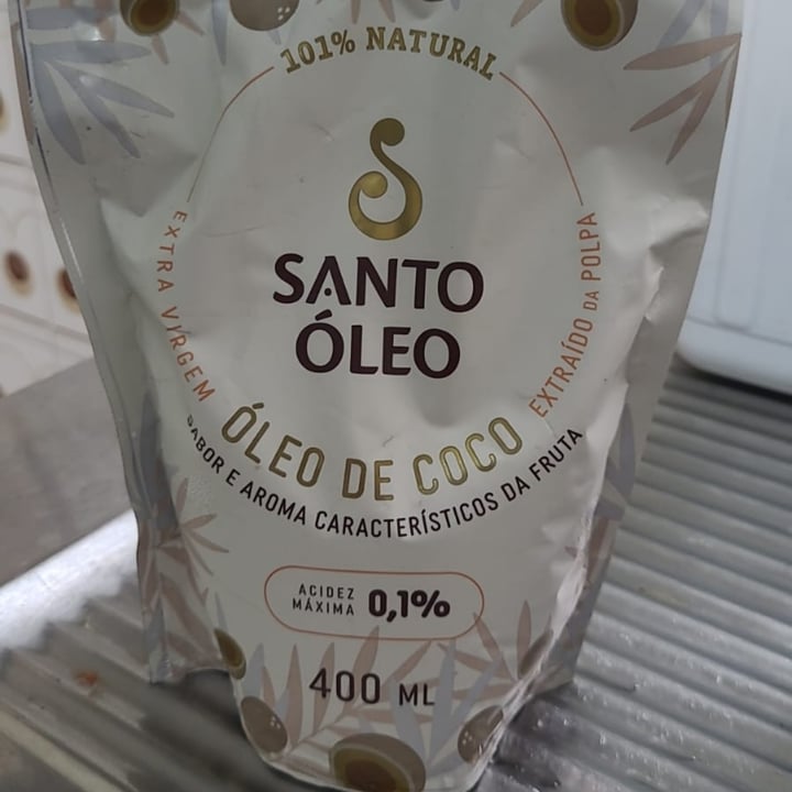 photo of Santo oleo óleo de coco da polta do coco 500g shared by @franmedina on  14 May 2023 - review