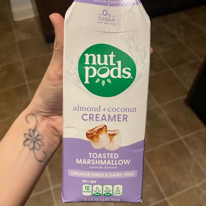 photo of nutpods Toasted Marshmallow Almond + Coconut Creamer shared by @embanks26 on  17 Jan 2023 - review