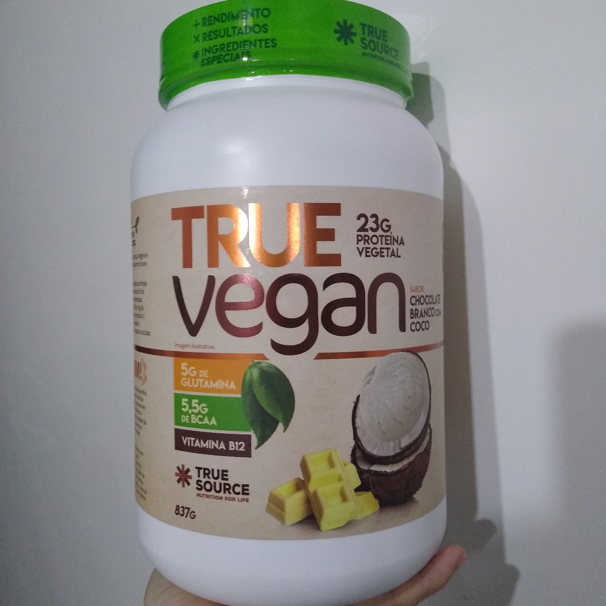 True Vegan Chocolate Branco Com Coco from True source - Vegan Product ...