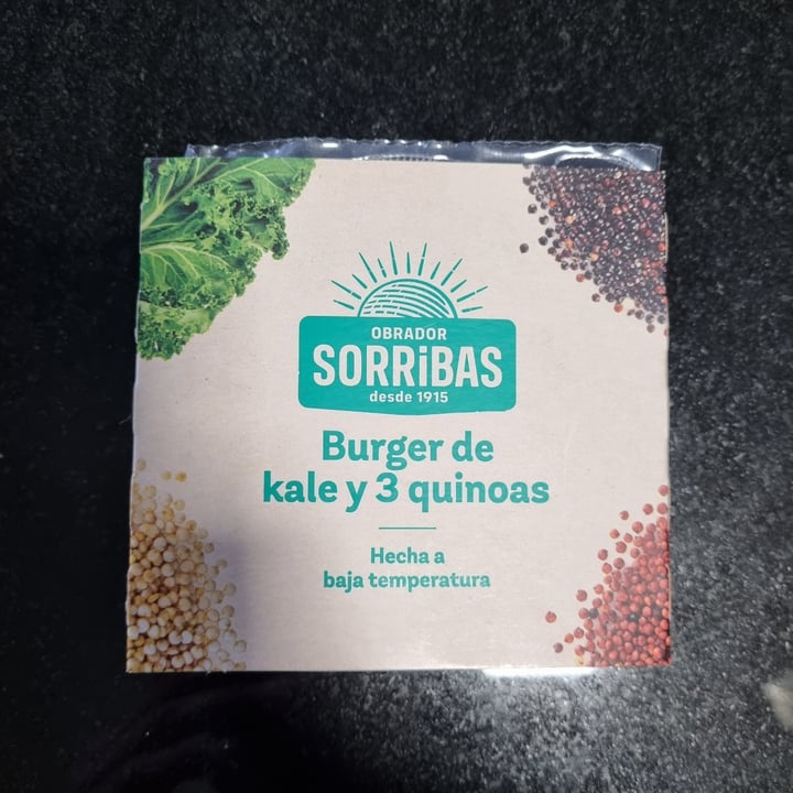 photo of Sorribas Burguer de kale y 3 quinoas shared by @safariveg on  25 Jan 2023 - review
