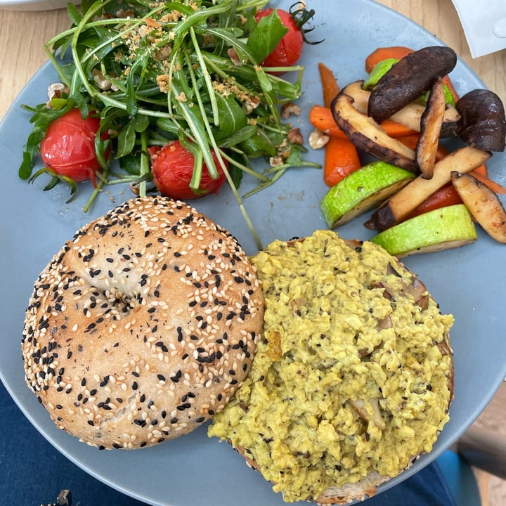 photo of LN Fortunate Vegan Cafe Truffle vegan egg bagel shared by @jacquis on  27 Jan 2023 - review