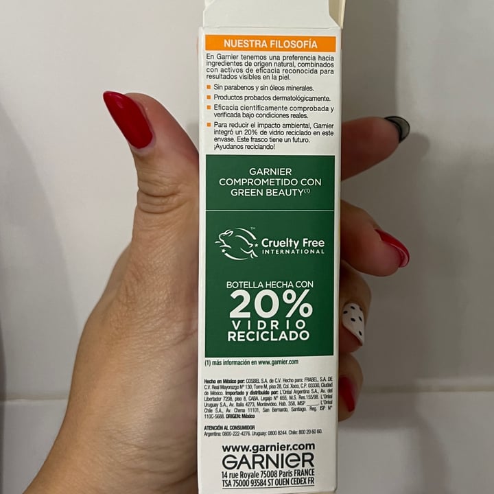 photo of Garnier serum iluminador shared by @gaby-miss-x on  08 Aug 2023 - review