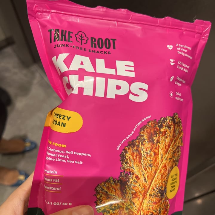 photo of Take Root Vegan Cheeze Kale Chips shared by @leizy on  21 Dec 2022 - review