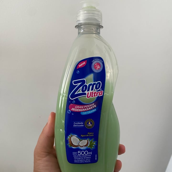 photo of Zorro Detergente Aloe y Agua de coco shared by @dai9o on  12 Jan 2023 - review