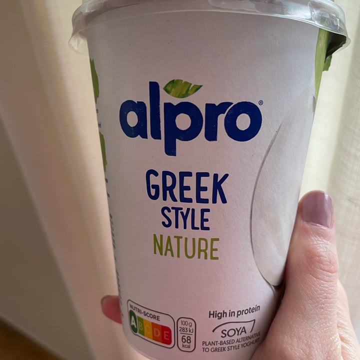 photo of Alpro Greek Style Plain Yogurt shared by @angelicadilisi on  06 Jan 2023 - review