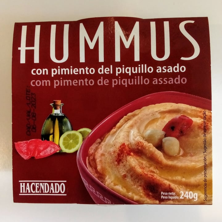 photo of Hacendado Hummus con Pimiento del Piquillo Asado shared by @troosti on  03 Aug 2023 - review