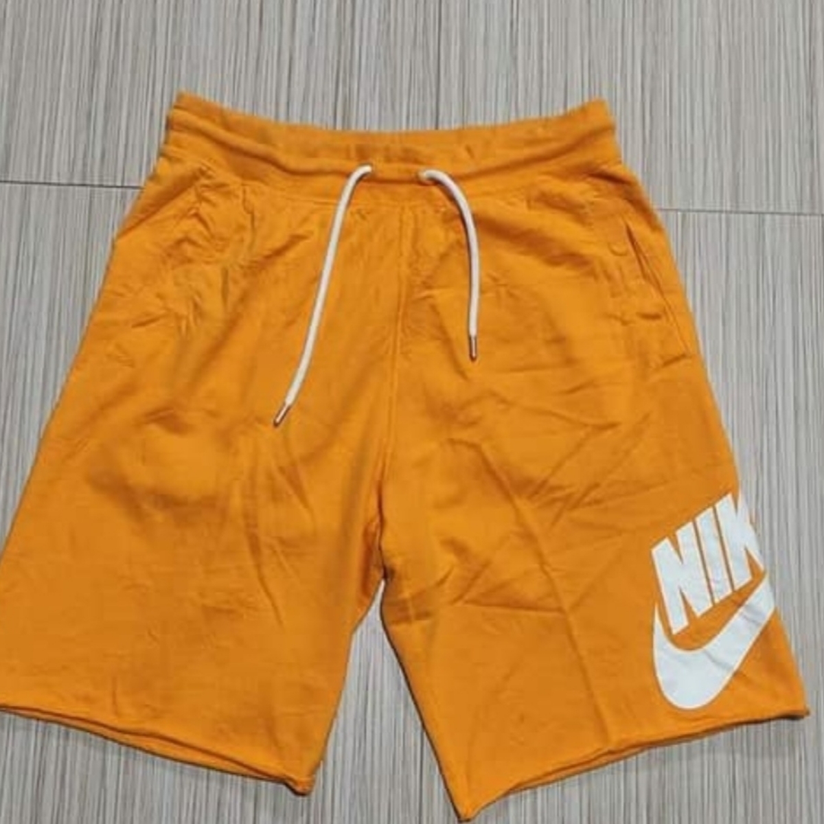 mens nike orange shorts