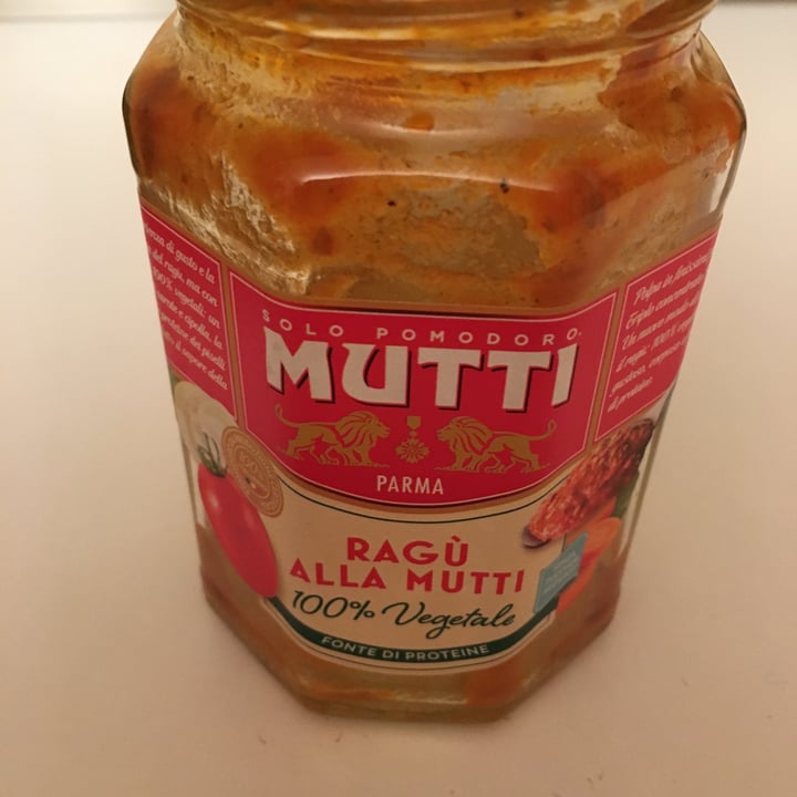 photo of Mutti Ragú Alla Mutti 100%Vegetale shared by @lucciola on  11 Jan 2023 - review