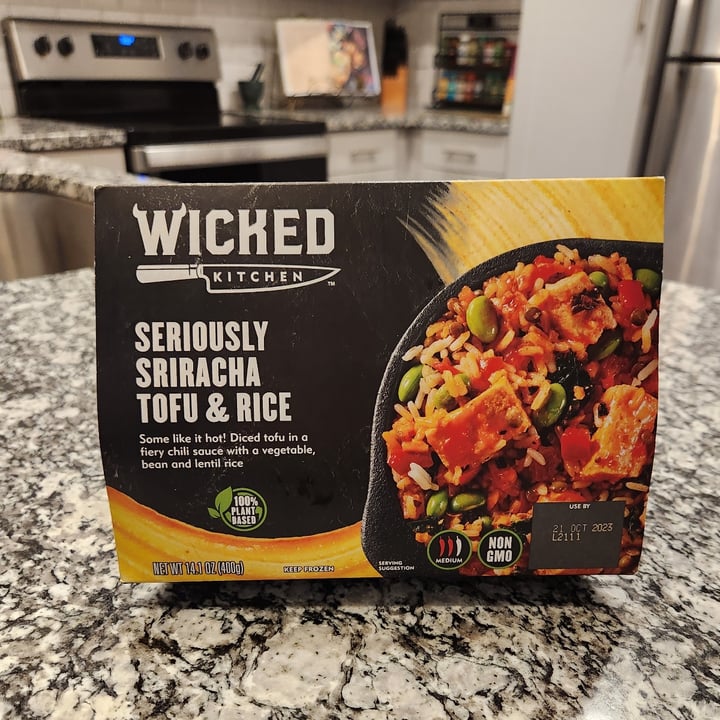 photo of Wicked Seriously Sriracha Tofu & Rice shared by @ambularfortheanimals on  16 Jan 2023 - review