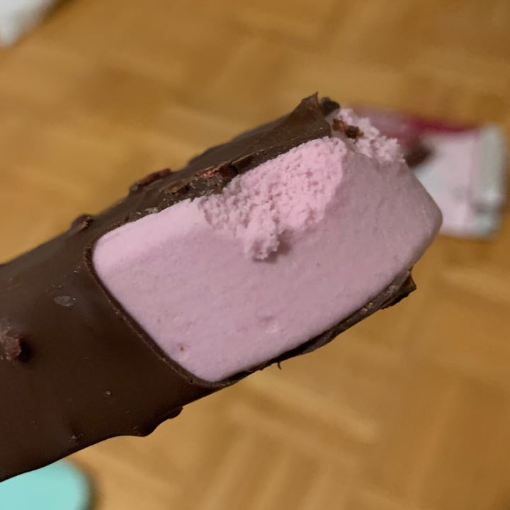 photo of Snö Frozen Dessert Bars Crunchy Raspberries shared by @nowmakeitvegan on  29 Mar 2023 - review