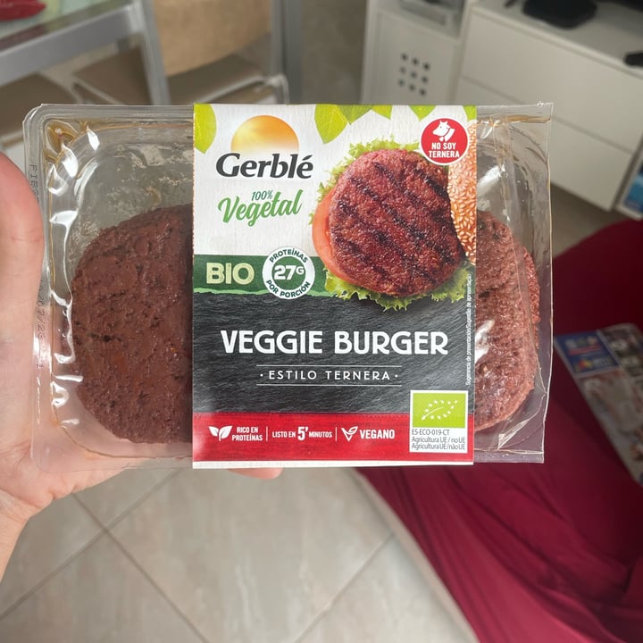 photo of Gerblé Veggie burger shared by @sara18 on  30 May 2023 - review