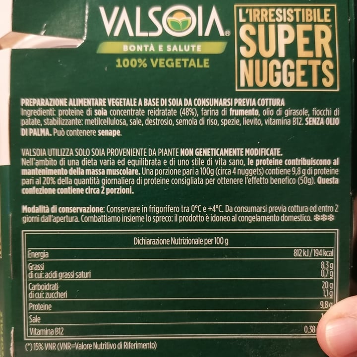 photo of Valsoia L'irresistibile super nuggets shared by @jessicarebeg on  09 Jul 2023 - review