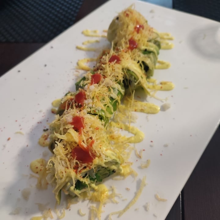 photo of Asia Fusion Sushi Dragon fire Vegan roll shared by @monica86 on  14 Jul 2023 - review