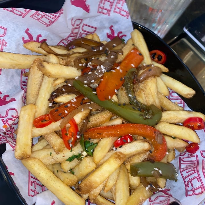 photo of Doner Summer Sheffield salt and pepper chips shared by @joshthevegan on  14 Jan 2023 - review