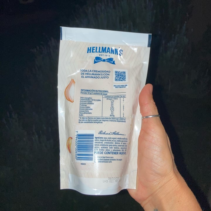 photo of Hellmann’s Aderezo Ahumado shared by @lolimiqueo on  02 Feb 2023 - review