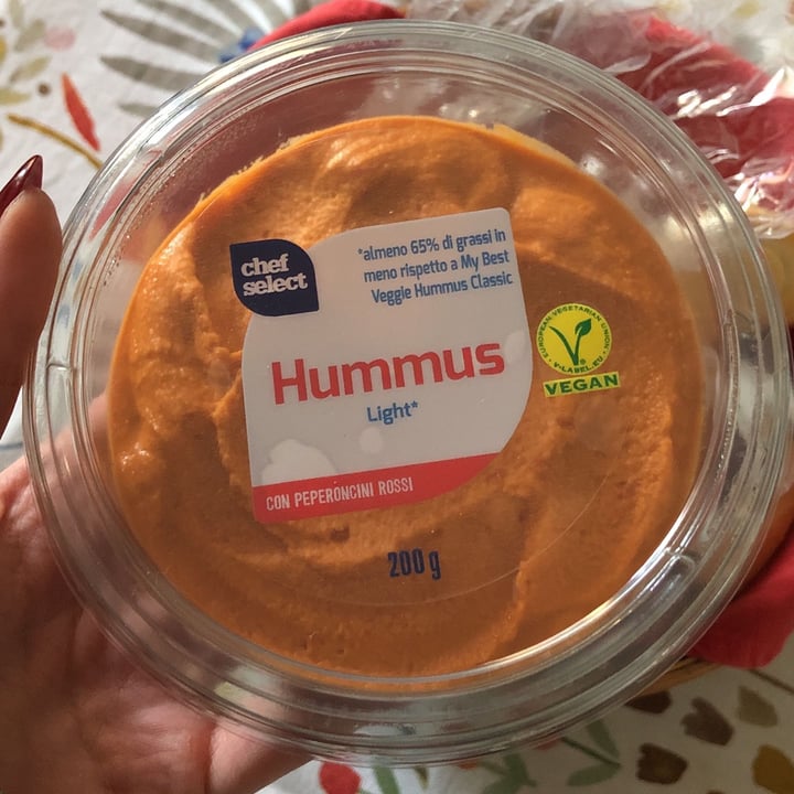 photo of Chef Select Hummus Light con Peperoncini Rossi shared by @bealotito on  10 Feb 2023 - review