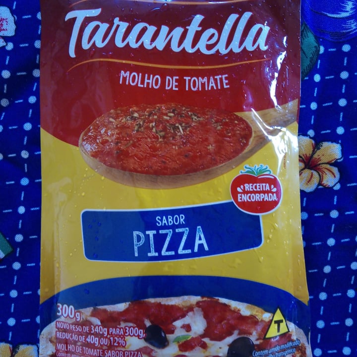 photo of Tarantella Molho De Tomate Sabor Pizza shared by @distarvegan on  18 Apr 2023 - review